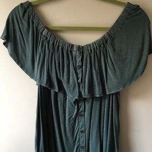 Off the Shoulder Shirt -American Eagle